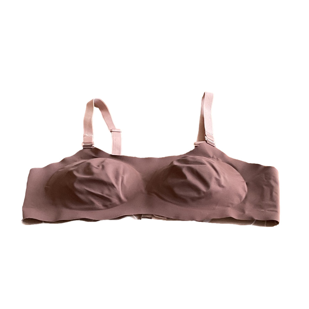 Knix - Women’s seamless wireless brown and tan reversible Bra